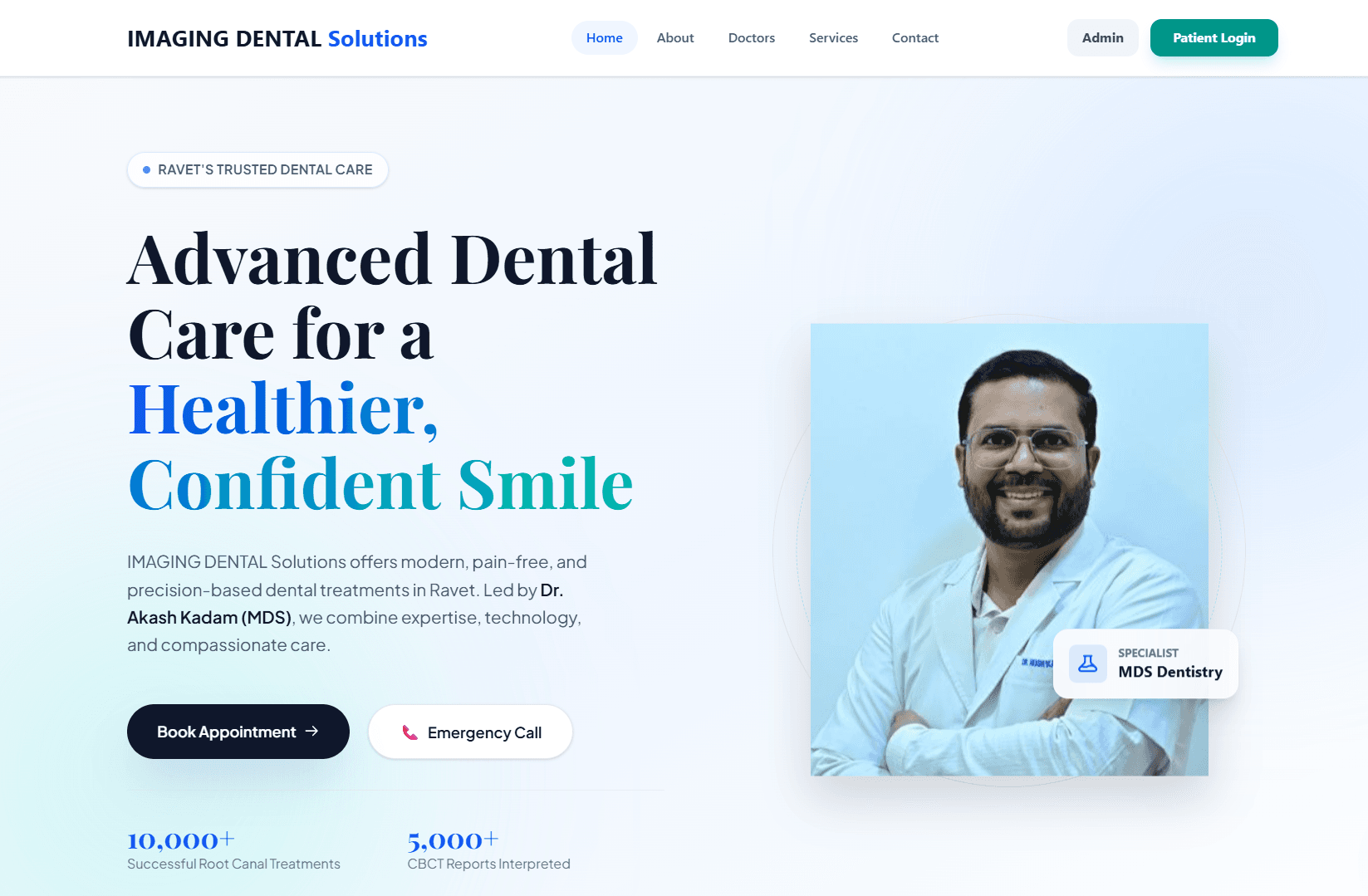 Shri Sudhanti Dental Hospital — a project by Aavishkar Chaudhari